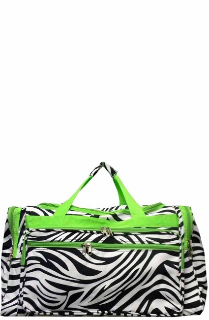 Printed Duffle Bag-T22/ZEB/LIME